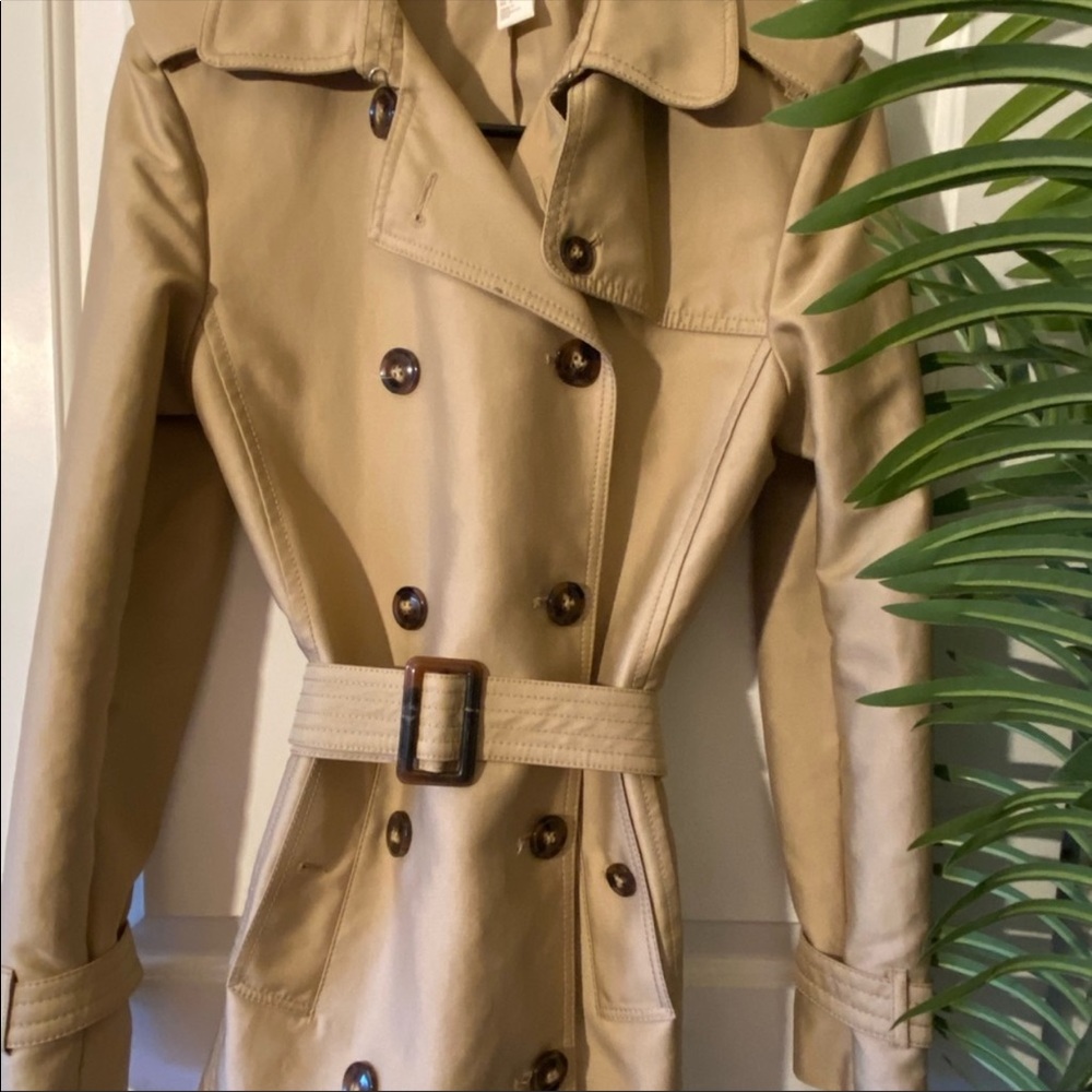 H&M trench rain coat with original belt